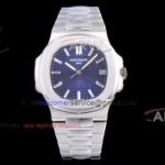 Copy PF Factory Patek Philippe Nautilus Swiss Watches - 316L Steel Case/Bracelet Blue Dial